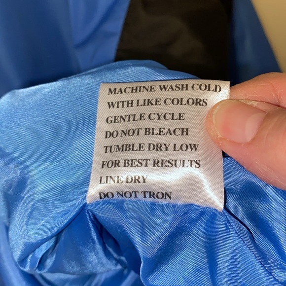 Men’s Acuity pullover. Blue and black, polyester and nylon - Picture 5 of 6